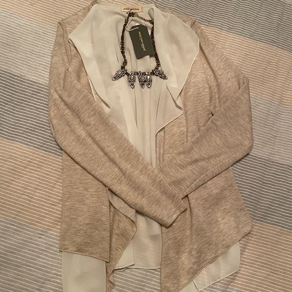 NWT Pebble and Stone cardigan - Picture 3 of 7